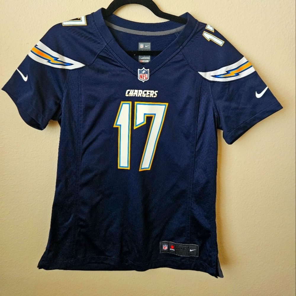 Nike Navy Blue Womens Rivers Chargers Jersey
